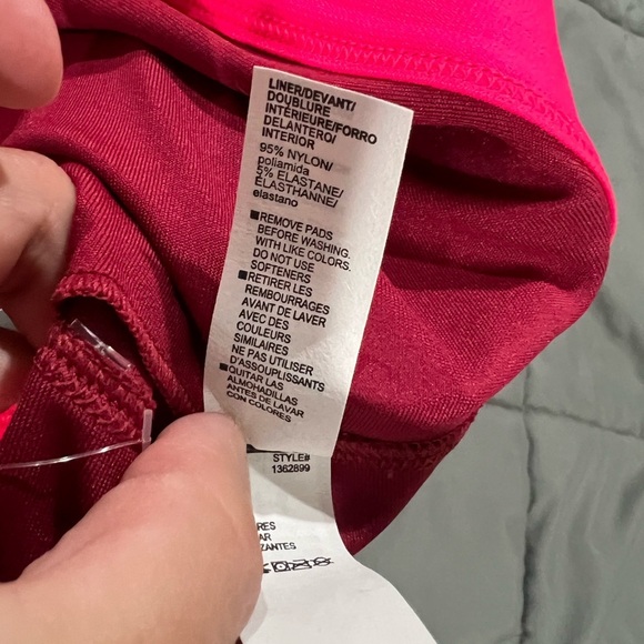 New NWT UA under armour Medium support compression sports bra pink black plus 3X - Picture 10 of 12